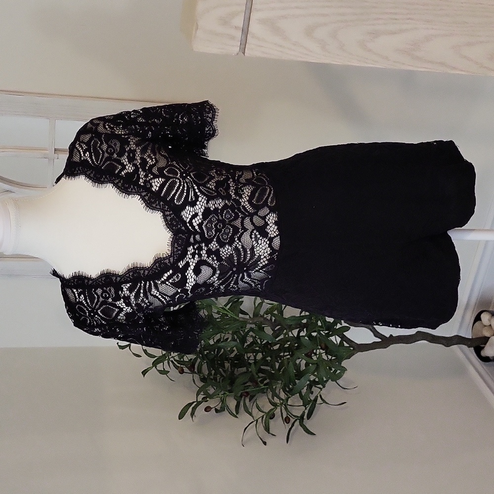 Black Lace Shorts Romper